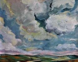 ПРЕДЕО ФАРС, 2023, акрилик на папиру, 56 x 42 цм