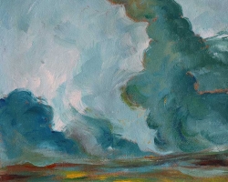 ПРЕДЕО ЗАЊАН, 2023, акрилик на папиру, 56 x 42 цм