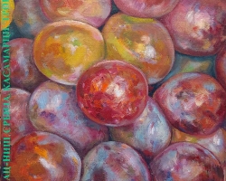 Грожђе III, уље на платну, 81 х 65 cm, 2010.