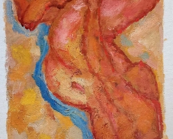 Без назива 1, уље на платну, 32 х 26 cm, 1996.