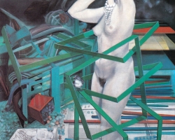 „ГРАЦИЈА“, 1981, уље на платну, 150x103 цм