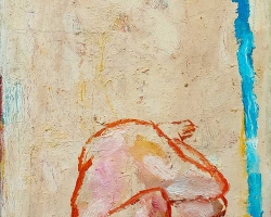 Жена на плажи, уље на платну, 65 х 33 cm, 1997.