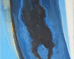 Пливач, уље на платну, 33 х 24 cm, 2009.