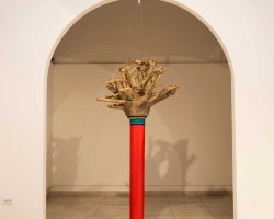 KORENI drvo i boja 229 x 110 x 104 cm
