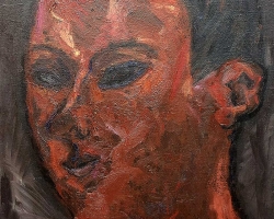 Портрет II, уље на платну, 81 x 65 cm, 1992.