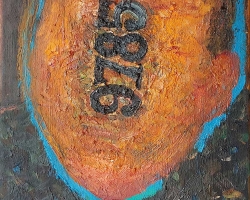 Портрет 9785, уље на платну, 33 х 24 cm, 1999.