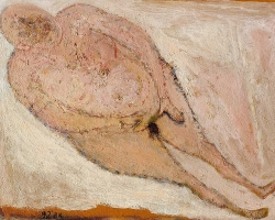 Мушки акт, уље на платну, 50 х 64,5 cm, 1992.
