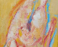 Сунчање, уље на платну, 65 х 33 cm, 1997.