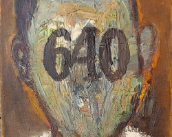 Портрет 640, уље на платну, 33 х 24 cm, 2001.