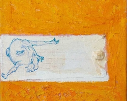 Изгон, уље на платну, 33 х 24 cm, 2000.