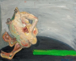 Прогон II, уље на платну, 30 х 38,5 cm, 1987.