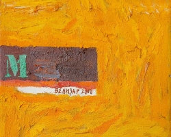 Пејзаж - М, уље на платну, 33 х 24 cm, 2000.