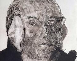 Винсент Ван Гог 1889, акватинта бакропис, 49 х 40,5 cm, 1983.