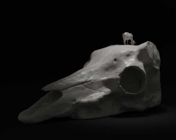 DALEKA PLANINA digitalna skulptura 38 x 20 cm