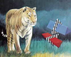 „РЕАЛНО НАДРЕАЛНО“, 2001, уље на платну, 160х130 цм