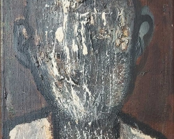 Портрет у црном, уље на платну, 33 х 24 cm, 2001.
