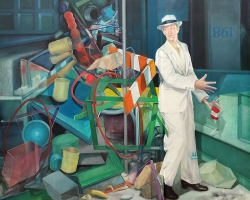 „ПОНОЋНИ ЧОВЕК“, 1981 - 2010, уље на платну, 60х50 цм