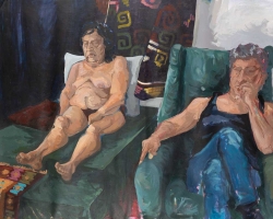 МИНА АБРАМОВИЋ - Студија у боји, акрилик, 128 x 177 cm