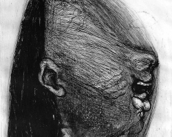 Нарикача, акватинта бакропис, 49 х 41 cm, 1991.